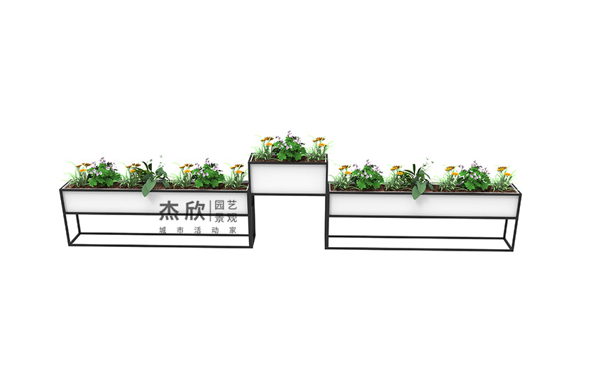 現代簡約空靈花箱組合